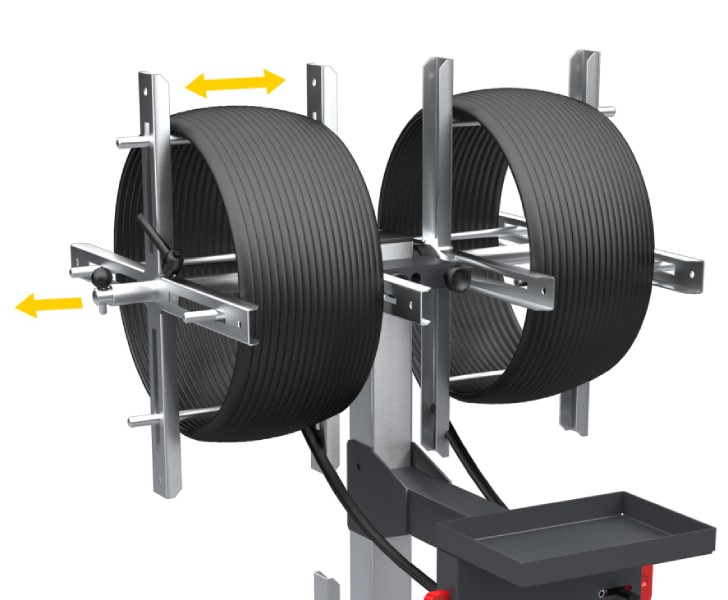 Carrelli Spin 4 Porta bobina Tekna